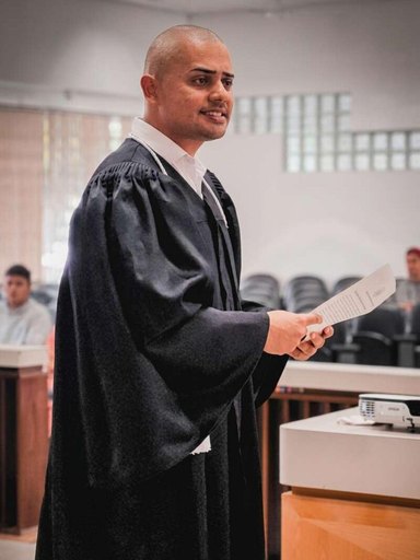 Dr. Gabriel Valério, advogado inscrito na OAB/PR sob o nº 111.516, em sustentação oral